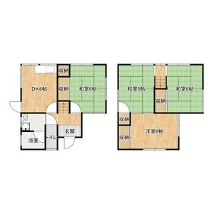 4DK 間取り図
