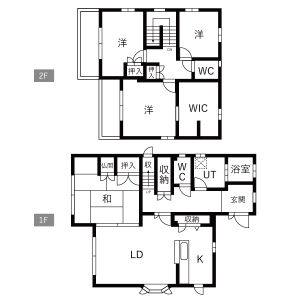 4LDK 間取り図