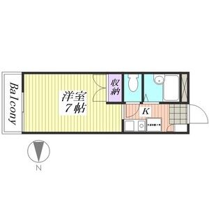 ワンルーム 間取り図
