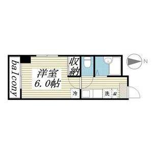 ワンルーム 間取り図