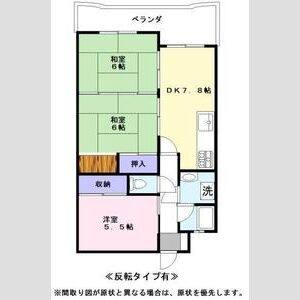 3DK 間取り図