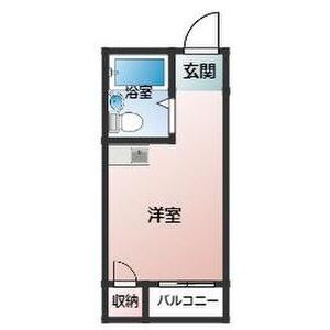 ワンルーム 間取り図