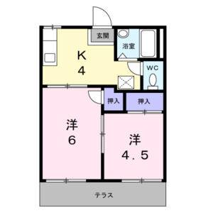 2K 間取り図