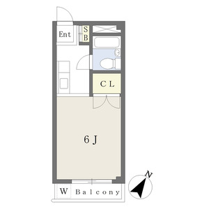 ワンルーム 間取り図