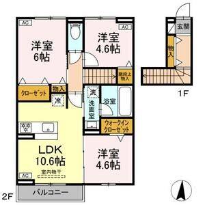 3LDK 間取り図