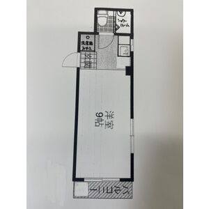 1R 間取り図