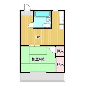 ワンルーム 間取り図
