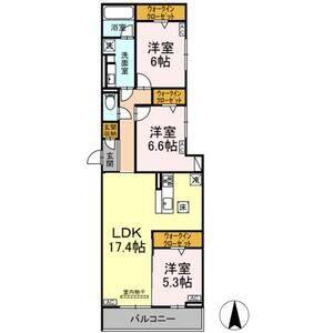 3LDK 間取り図
