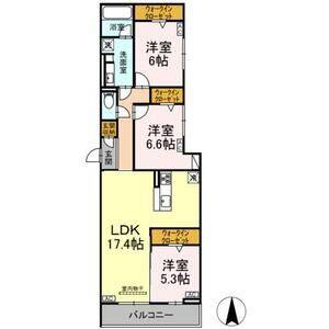 3LDK 間取り図