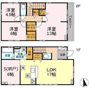 3LDK 間取り図