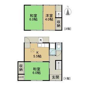 3DK 間取り図