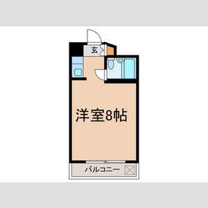ワンルーム 間取り図