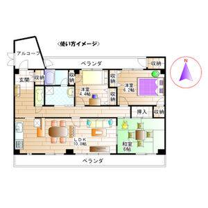 3LDK 間取り図