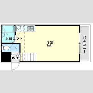 ワンルーム 間取り図