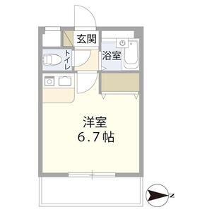 ワンルーム 間取り図