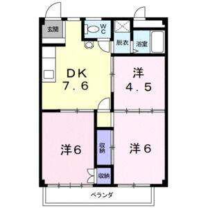3DK 間取り図