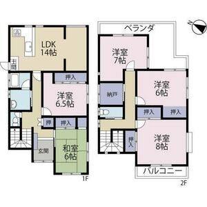 5LDK 間取り図