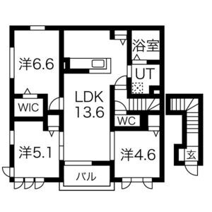 3LDK 間取り図