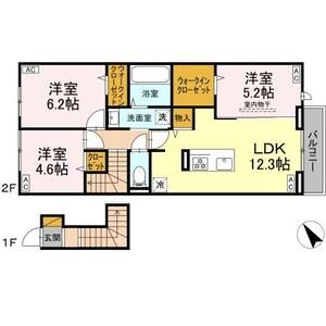 3LDK 間取り図