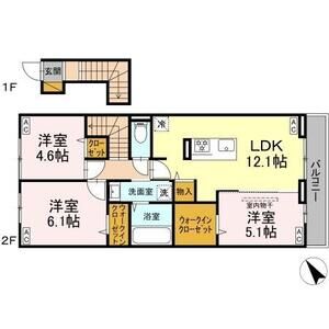 3LDK 間取り図