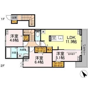 3LDK 間取り図