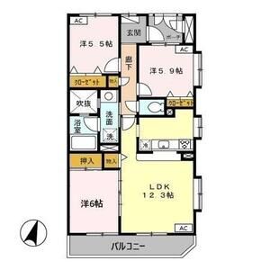3LDK 間取り図