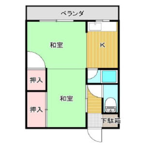 2K 間取り図