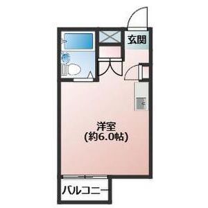 ワンルーム 間取り図