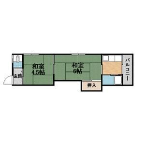 2K 間取り図