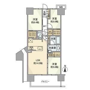 3LDK 間取り図