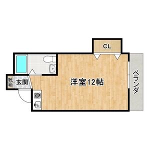 ワンルーム 間取り図
