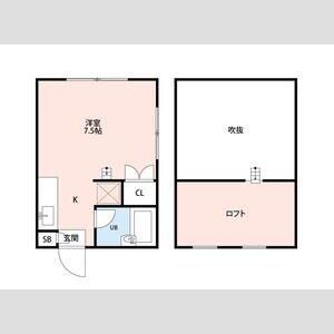 ワンルーム 間取り図