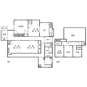 6LDK 間取り図