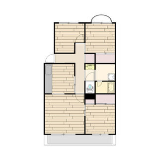 3LDK 間取り図
