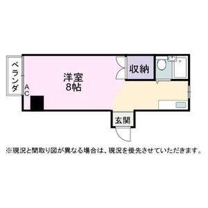 ワンルーム 間取り図