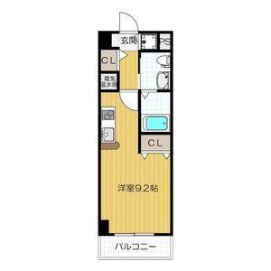 ワンルーム 間取り図