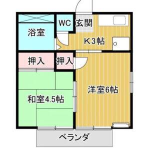 2K 間取り図