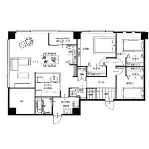 3LDK 間取り図