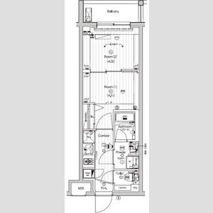 2K 間取り図