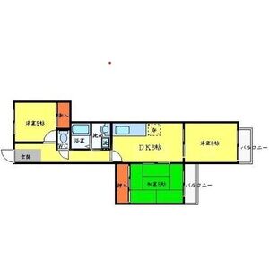 3DK 間取り図