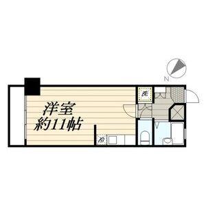 ワンルーム 間取り図