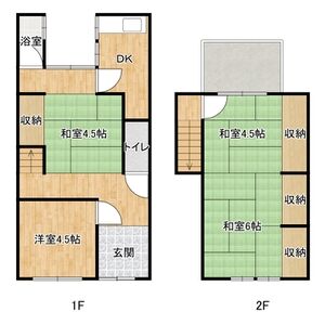 4DK 間取り図