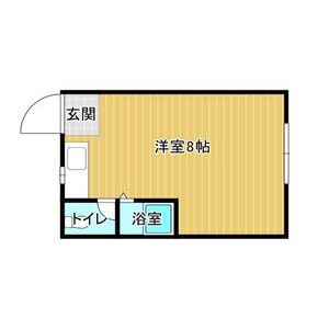 ワンルーム 間取り図