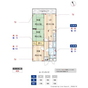 3LDK 間取り図
