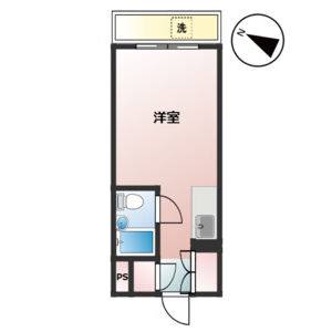 ワンルーム 間取り図