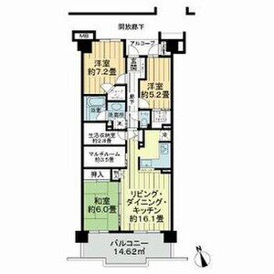 3LDK 間取り図