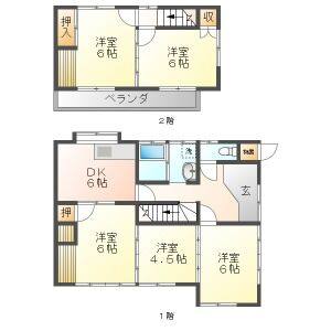 5DK 間取り図
