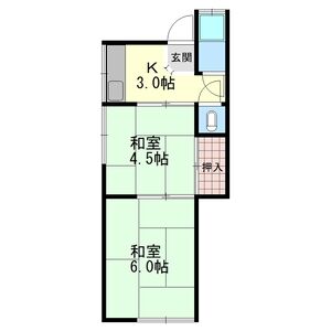 2K 間取り図