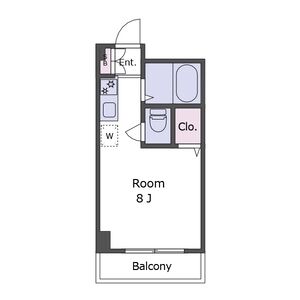 ワンルーム 間取り図