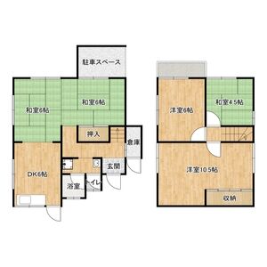 5DK 間取り図